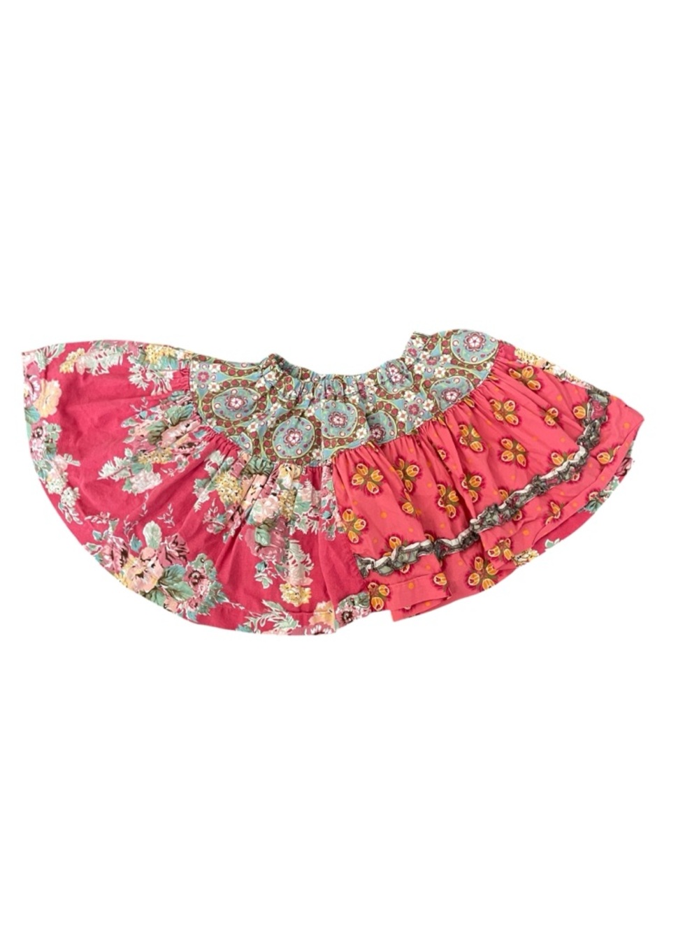 Matilda Jane Pink Coral Floral Skirt Girls Size 6
